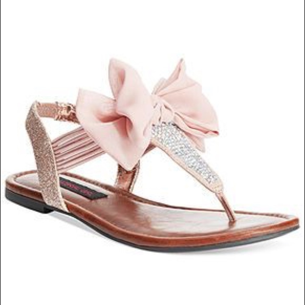 Material Girl Bow Sandals